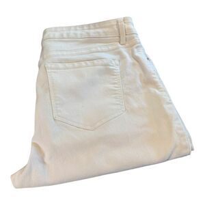 Old Navy Super Skinny White Ankle Jeans Size 14